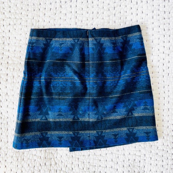 Kenar Faux Wrap Mini Skirt - Picture 4 of 6